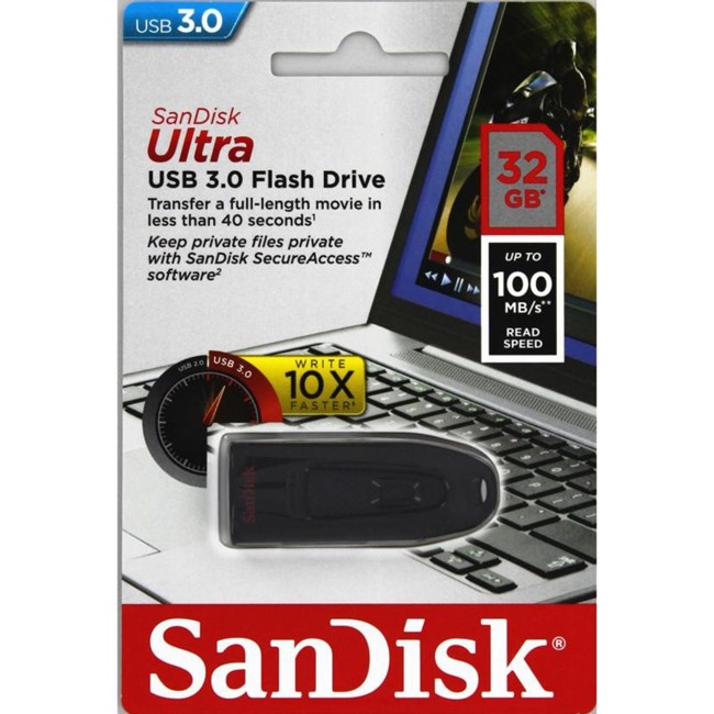 zzSandisk - USB 3.0 Ultra Flash Drive 32GB 100MB/s