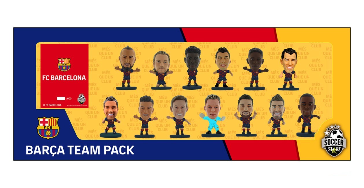 Soccerstarz - Barcelona Team Pack 13 players (Classic Kit)