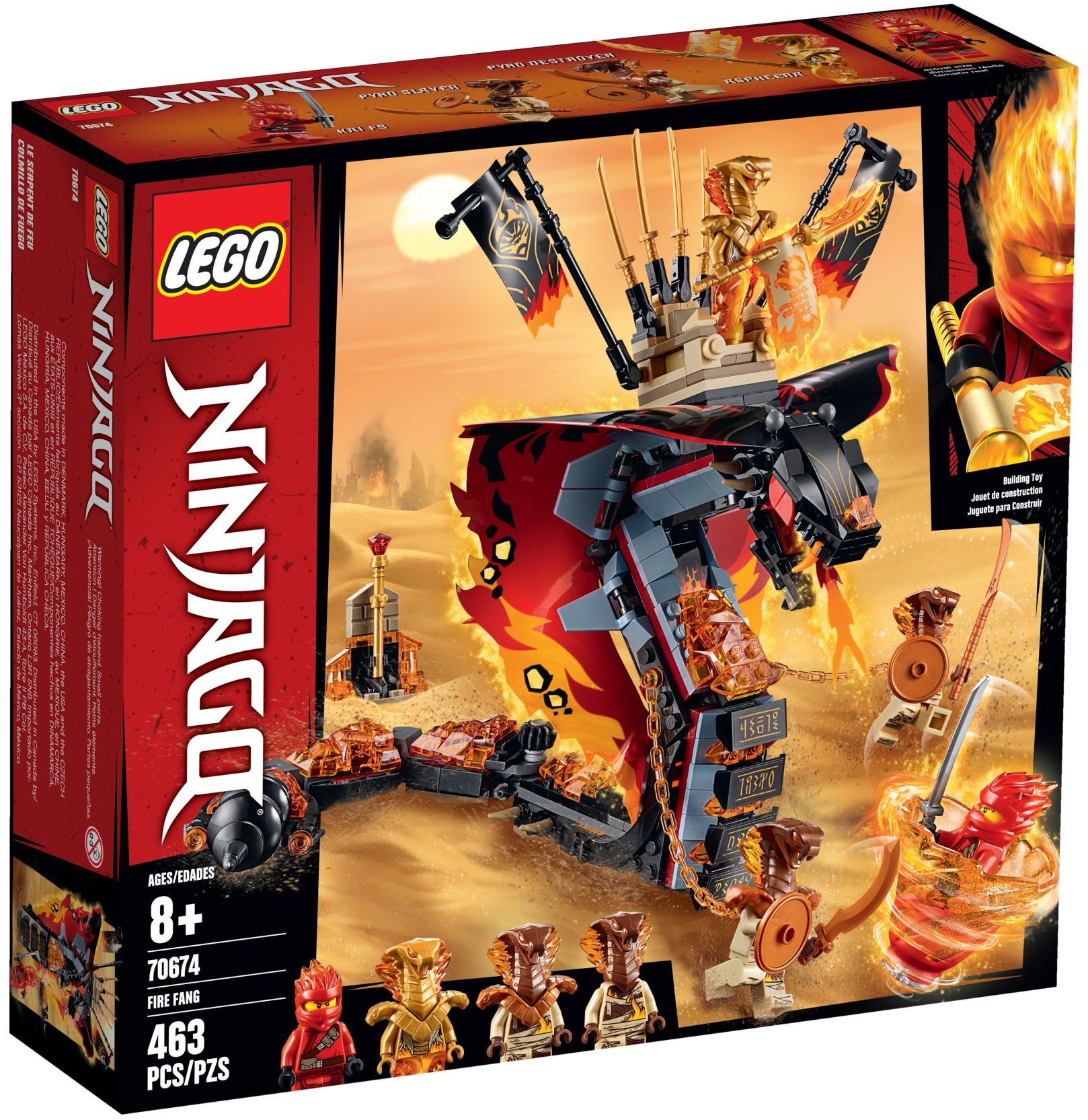 landen Vooruitzien Niet doen Koop LEGO Ninjago - Fire Fang (70674)
