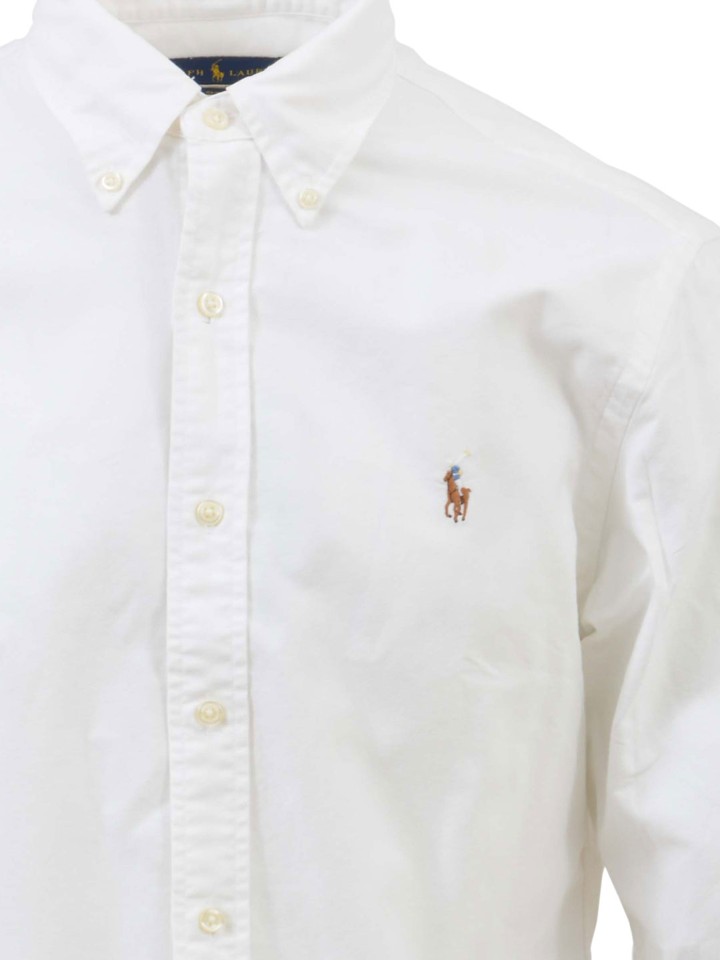 Buy Ralph Lauren Men's 710549084006 White Cotton Shirt