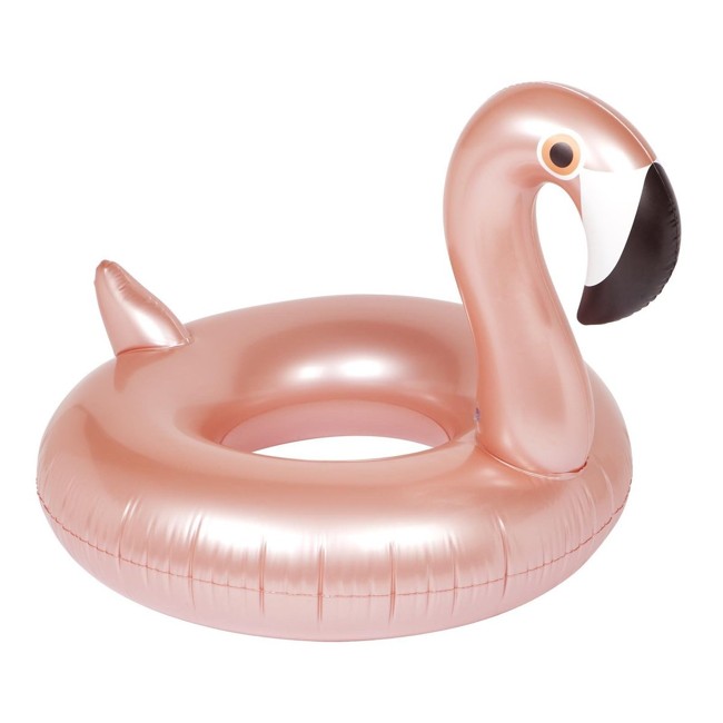 Sunnylife - Stor Luksus badering - Rose Gold Flamingo (S9LPOLFD)