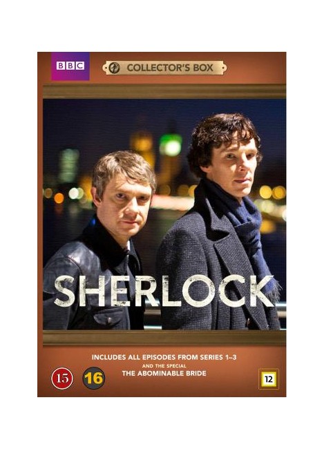 Sherlock - Komplet sæson 1 - 3 + special - The Abominable Bride - DVD