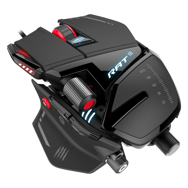 Mad Catz - R.A.T. 8 Gaming Mouse (Black with RGB Light)