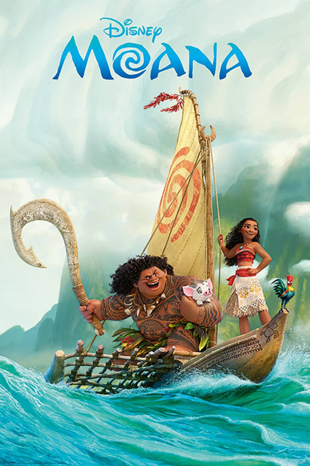 Kjøp Moana Boat Maxi Poster 61x91.5cm