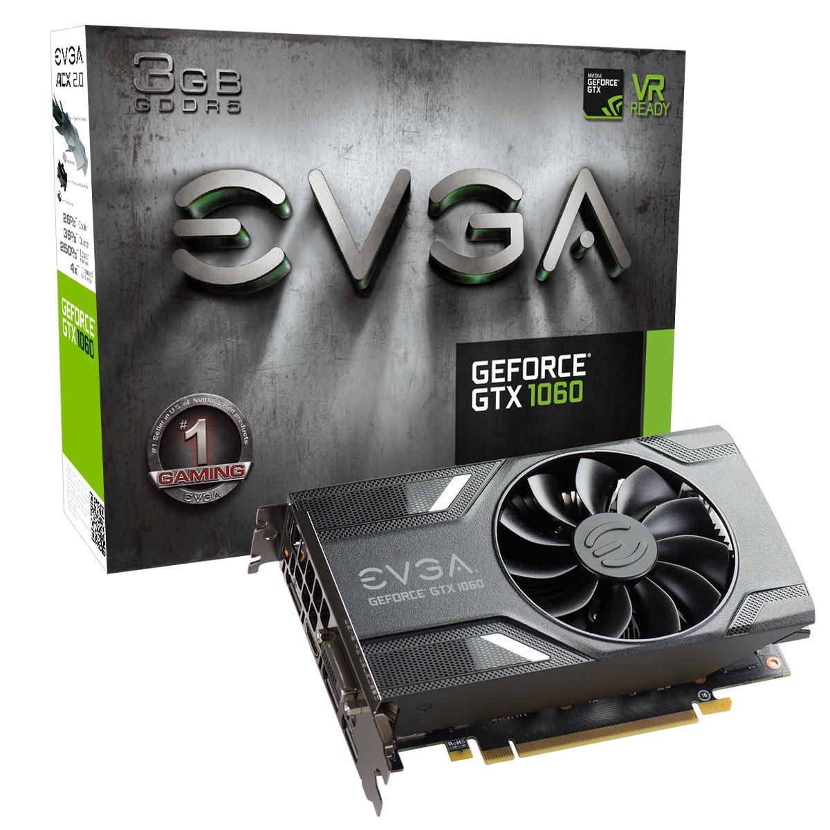 Køb EVGA GeForce GTX 1060 3GB GTX 1060 3GB GDDR5