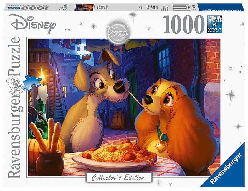 Ravensburger Disney Collector's Edition Lady & The Tramp 1000 Piece Jigsaw Puzzle