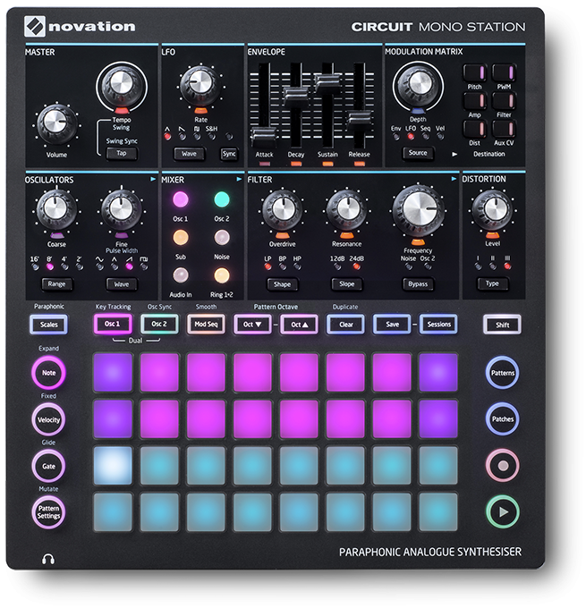 Koop Novation Circuit Mono Station Paraphonic Analogue Synthesizer