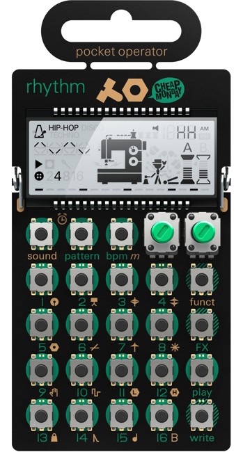 Teenage Engineering - PO-12 Rhythm - Pocket Operator Synthesizer
