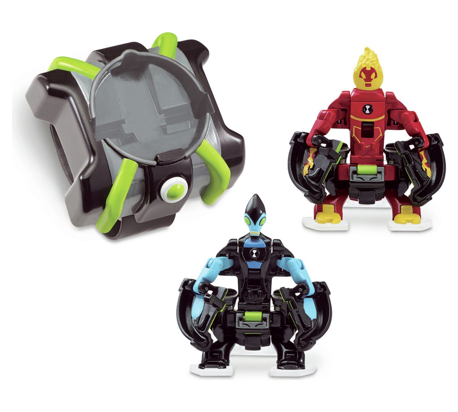 Buy Ben 10 Omni Launch Figure 2 Pack Heatblast And Xlr8 767905