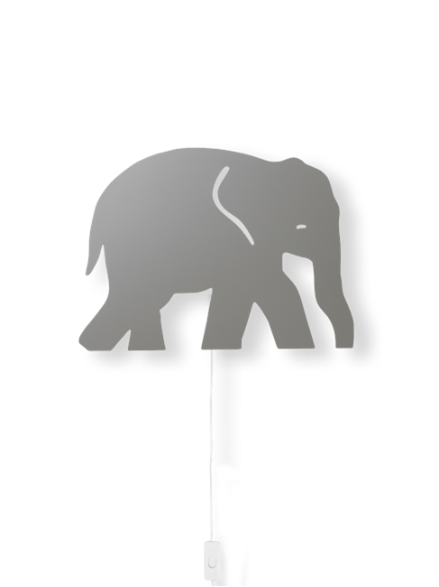 ​Ferm Living - Elefant Lampe - Grå