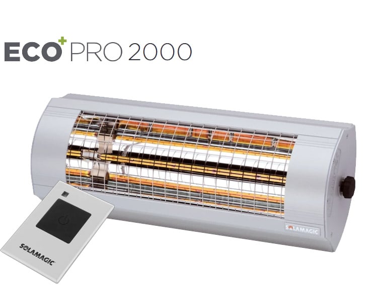 Solamagic - 2000 ECO+ PRO ARC Heater with remote - Titanium
