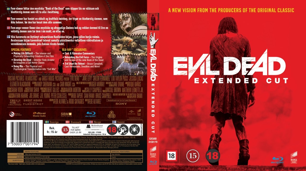 Evil Dead (2013) UR (Blu-Ray)