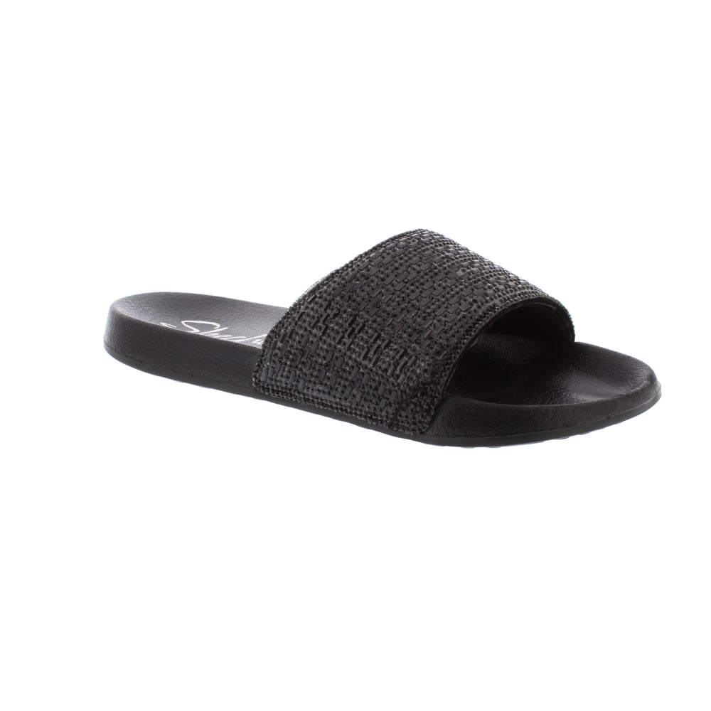 en un día festivo costo Maletín Buy Skechers 31546 2nd Take Summer Chic - Black/Black Womens Sandals
