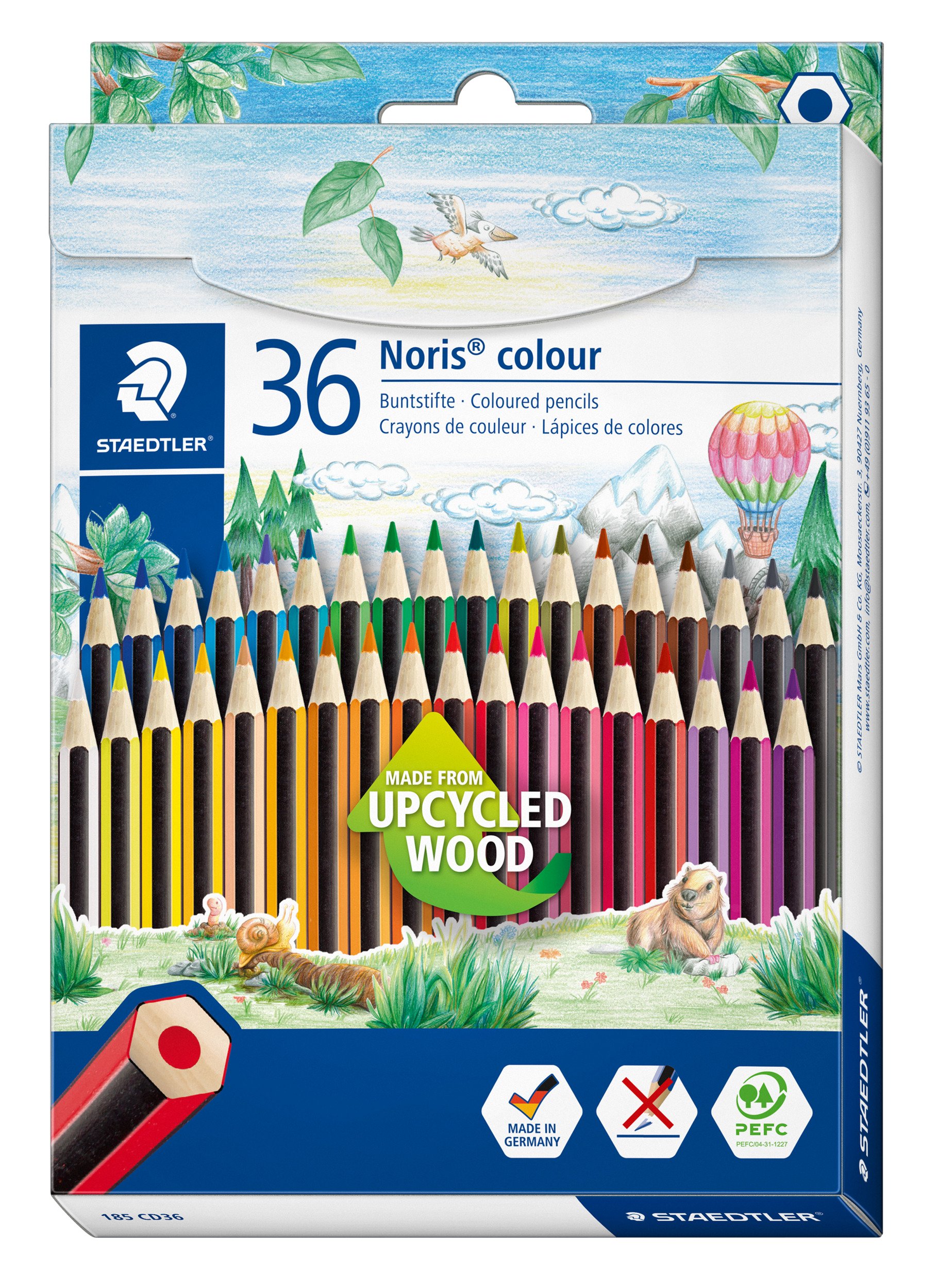 Staedtler - Noris Color Colouring Pencil, 36 pc (185 CD36) - Leker
