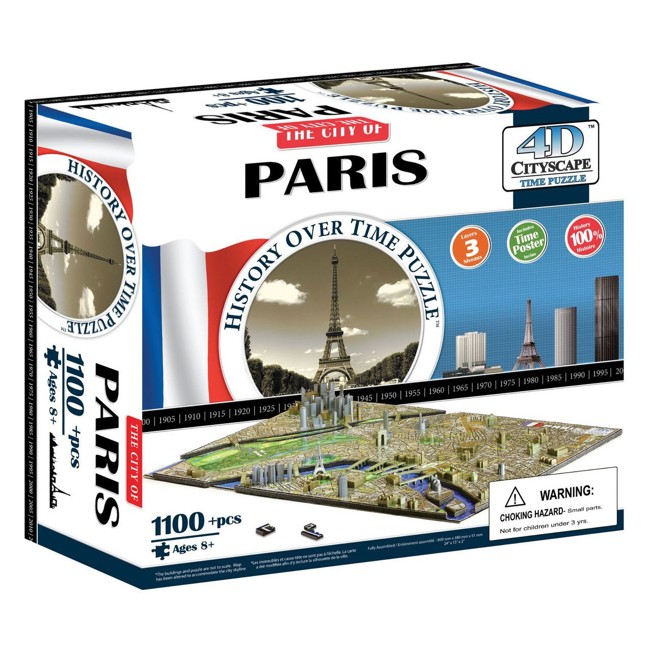 4D CityScape - Time Puzzle - Paris