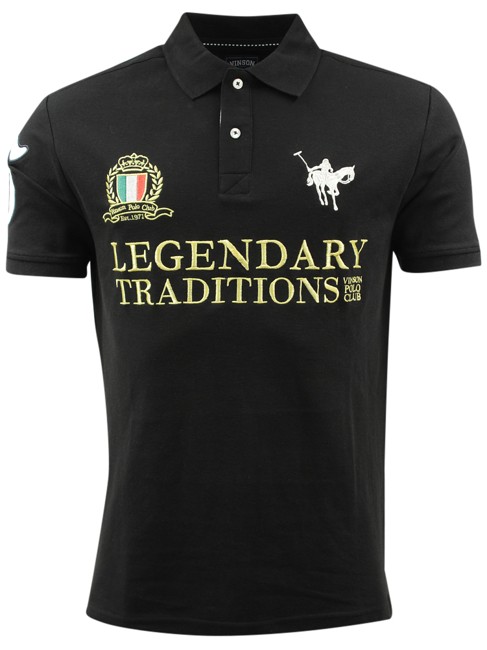 Vinson Polo Club 'Buffalo' Polo - Sort