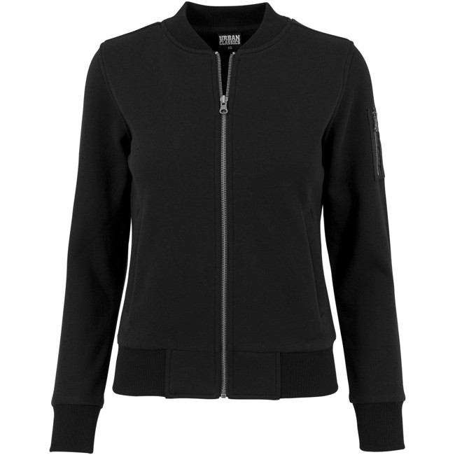 Urban Classics Ladies - SWEAT BOMBER Jacket black