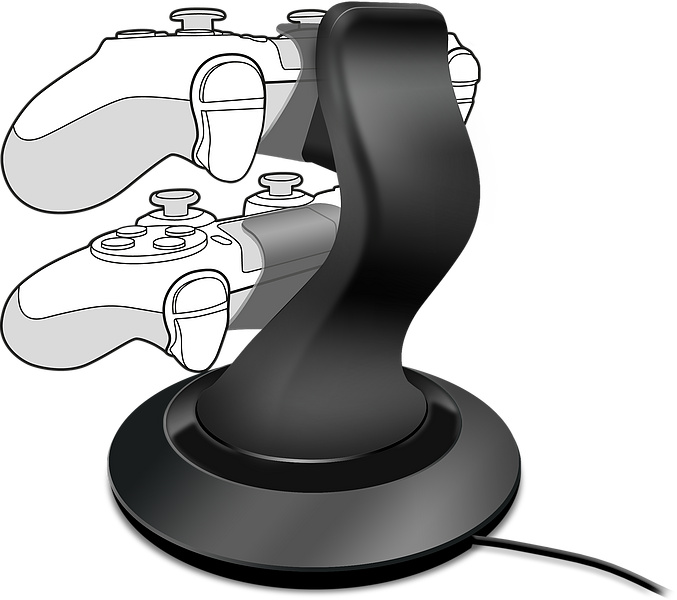 Speedlink - TwinDock Charging System for PS4, Black - Videospill og konsoller