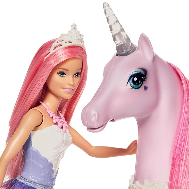 Barbie - Dreamtopia Magic Touch Unicorn & Doll (FXT26)