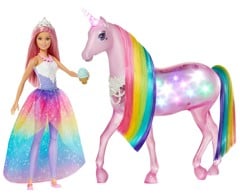 Barbie - Dreamtopia Magic Touch Unicorn & Doll (FXT26)