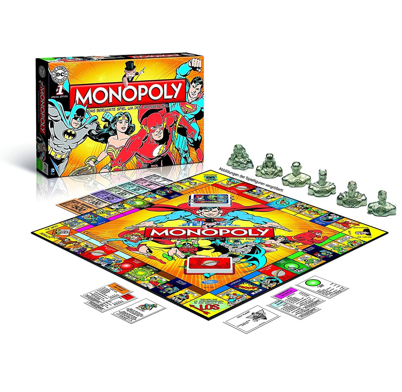 DC Comics Retro Monopoly Board Game 
