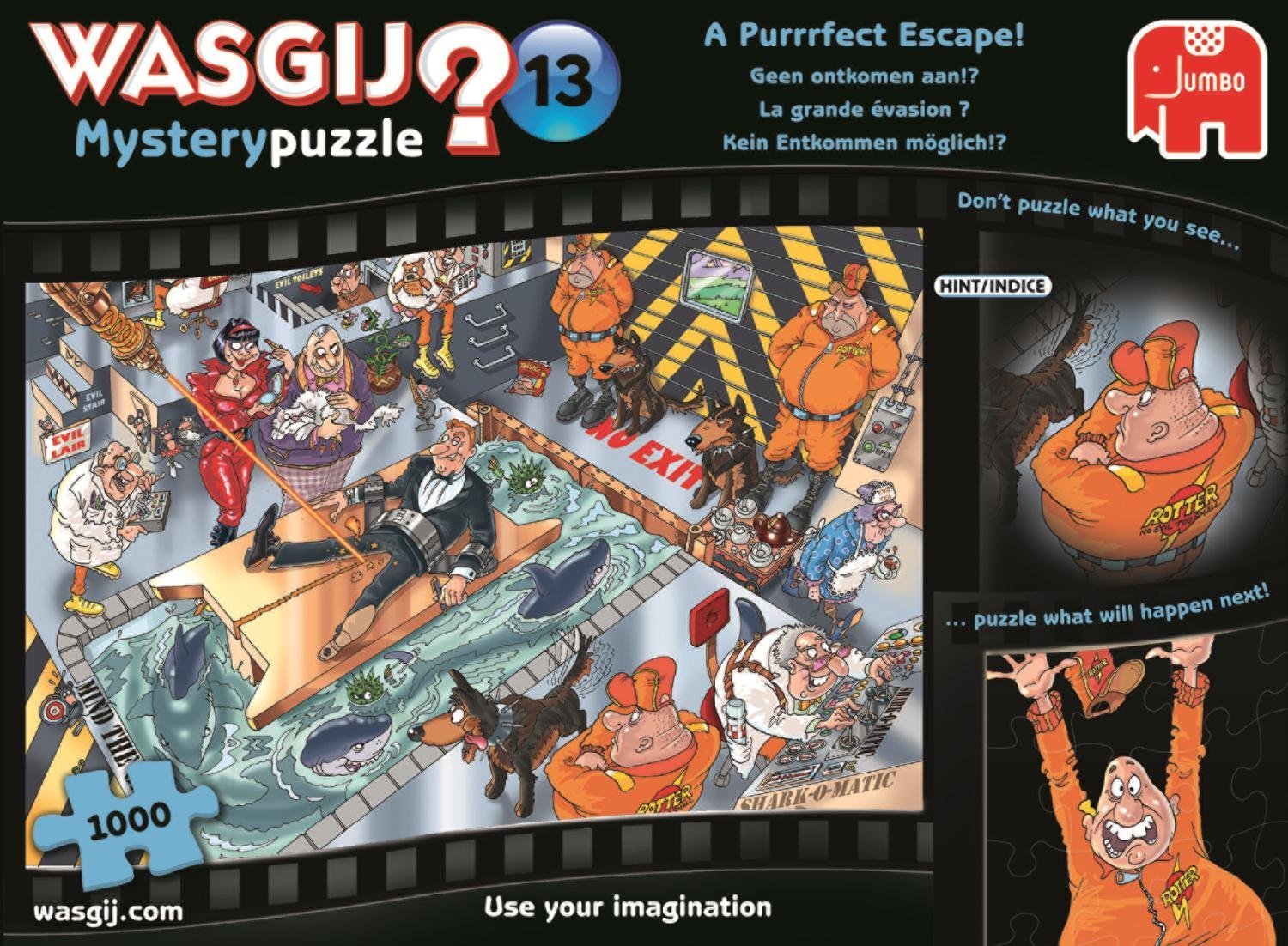 Buy Wasgij Mystery 13 'A Purrrfect Escape!' - 1000 Piece Jigsaw Puzzle