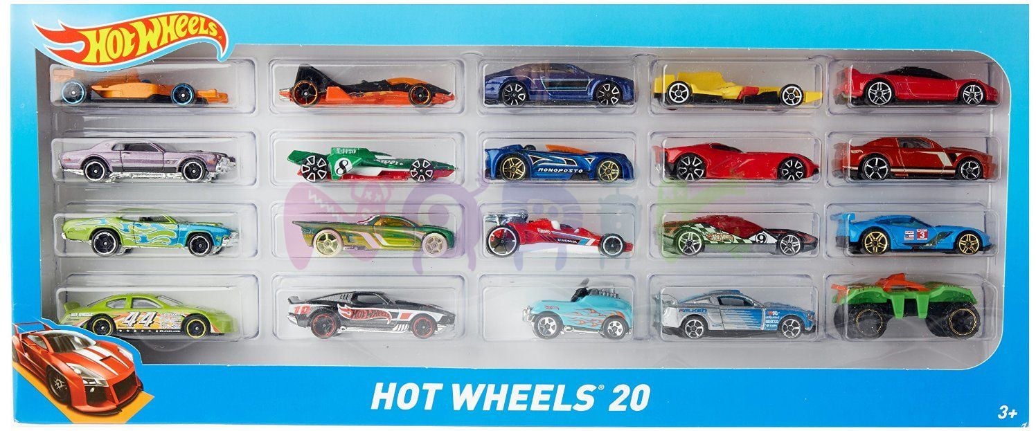 hot wheels 20 car gift pack