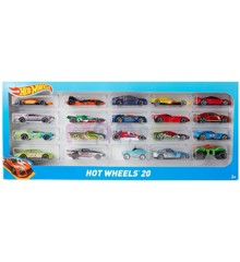 Hot Wheels -  Gaveæske med 20 biler(H7045)