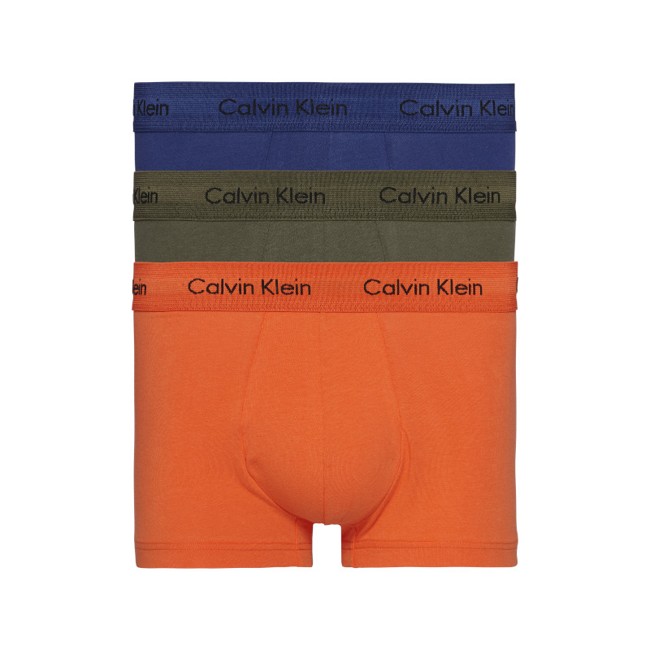 Calvin Klein Low Rise Trunk 3-Pack Forest Night