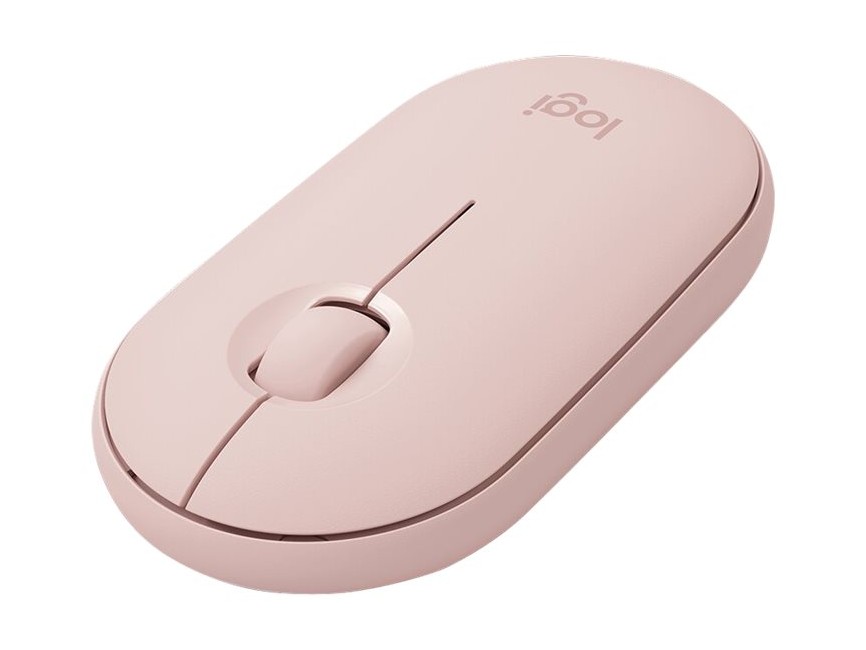 Logitech - Pebble M350 Wireless Mouse - ROSE