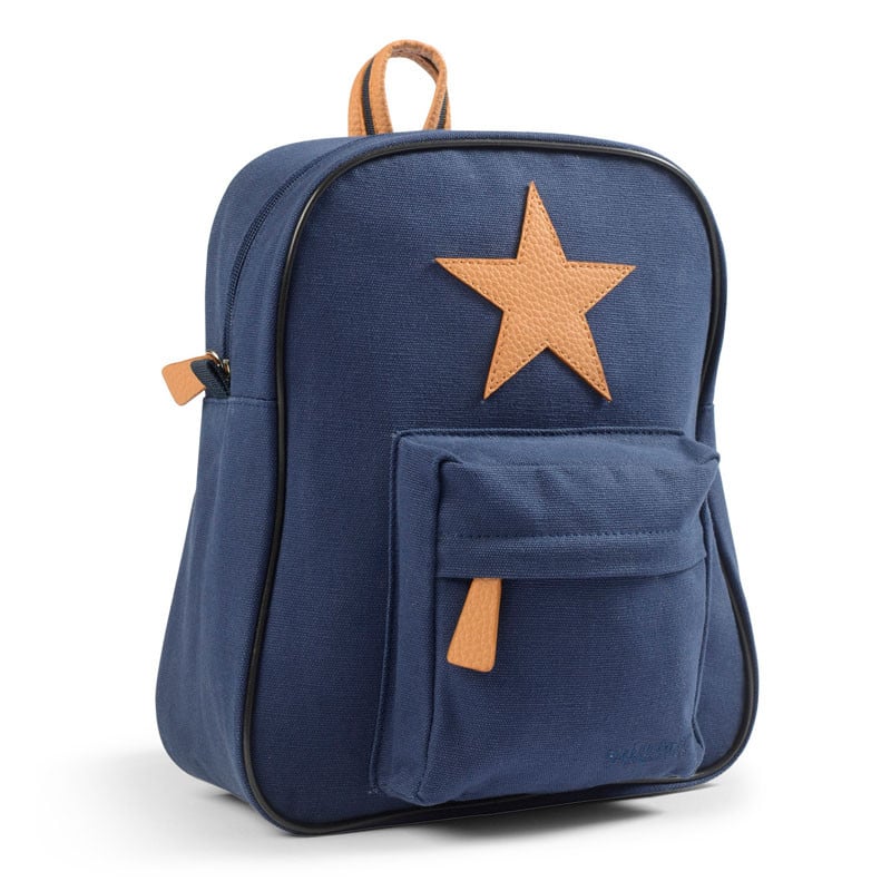 Smallstuff - Little Backpack w. Leather Star - Bagasje og reiseutstyr