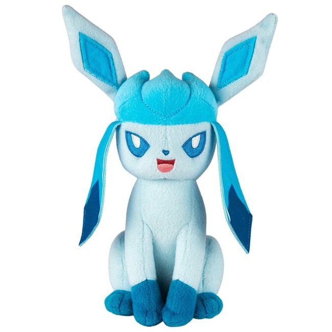 Official Tomy Pokemon Glaceon 8" Plush Toy Nintendo Kids Stuffed Doll