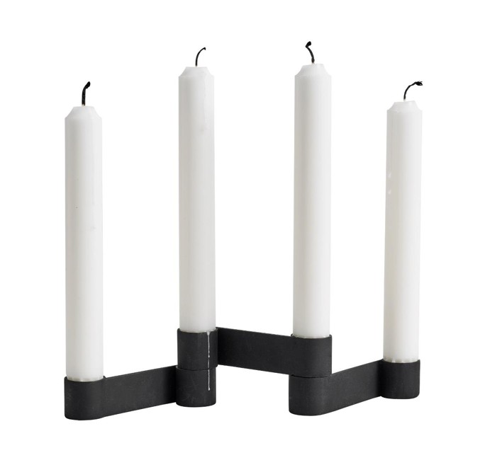 Muubs - S-Candle Lysestage S/3 - Sort