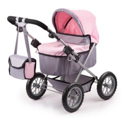 Bayer - Puppenwagen Trendy - Grau/Rosa