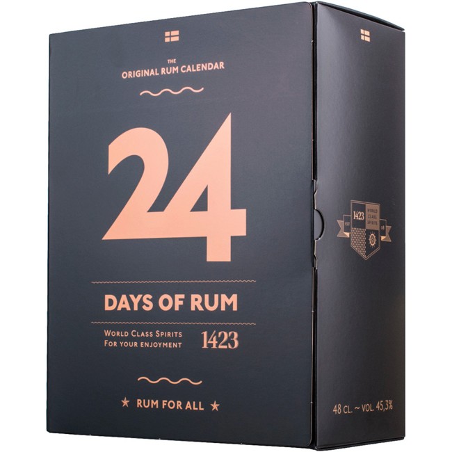 Rom Julekalender - 24 Days Of Rum 2017 inkl. Glas