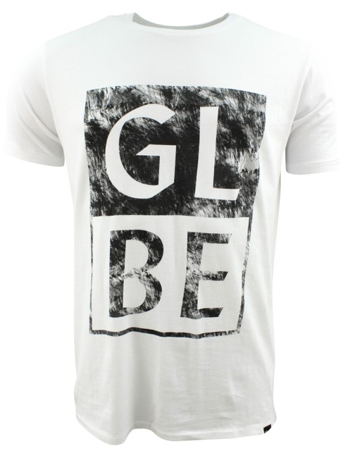 Globe Stack T-shirt White