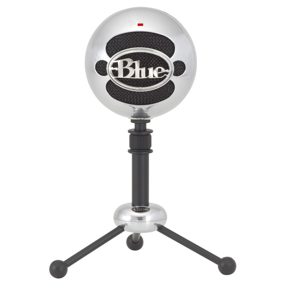Blue - Microphone Snowball Brushed Aluminium - Videospill og konsoller