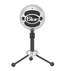 Blue - Microphone Snowball Brushed Aluminium