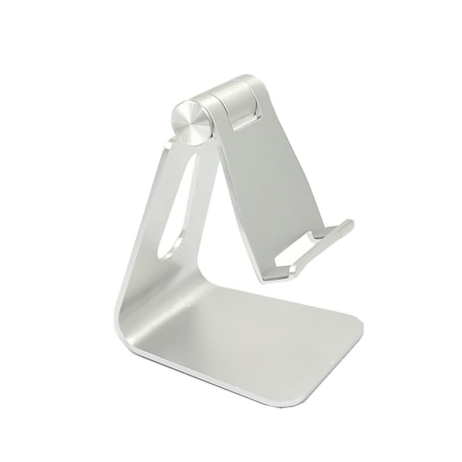 Premium ADJUSTABLE Solid Aluminum Alloy Phone Holder for iPhone, Samsung, HTC, Sony, LG, Huawei and more! Smartphone Stand Desktop Mount Bedroom Mobile Phone Portable Cradle