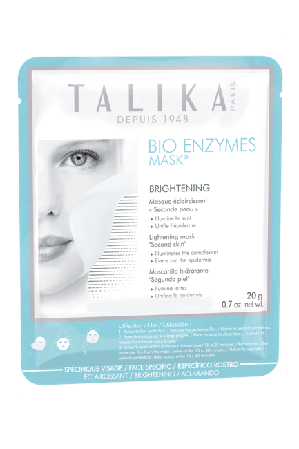 Talika -  Bio Enzymes Brightening Sheet Maske