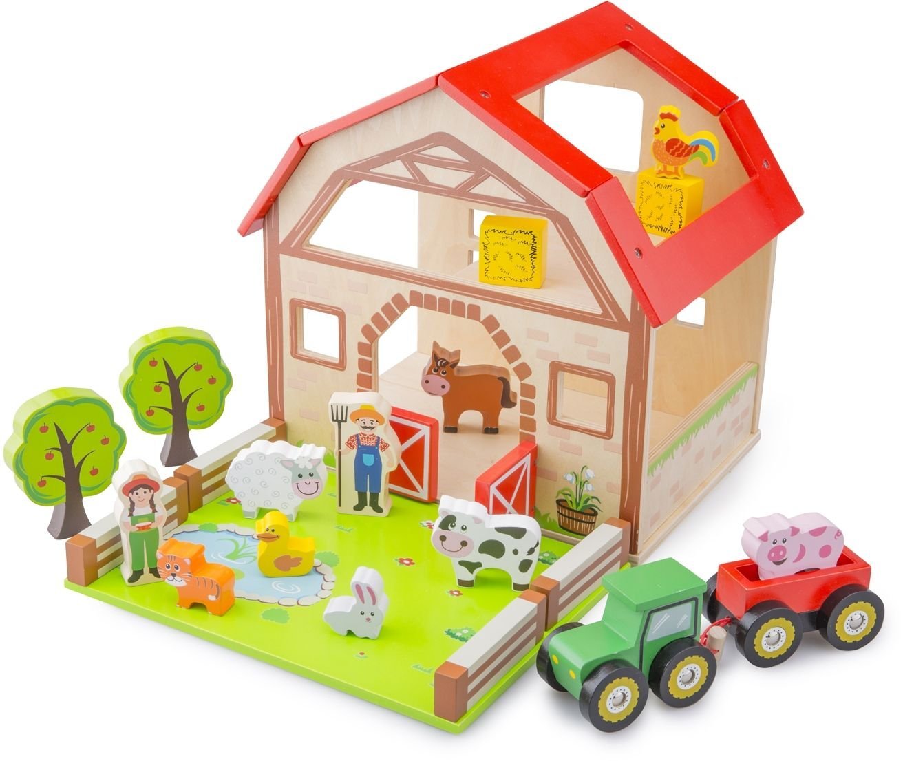 New Classic Toys - Wooden Farm (N10850)