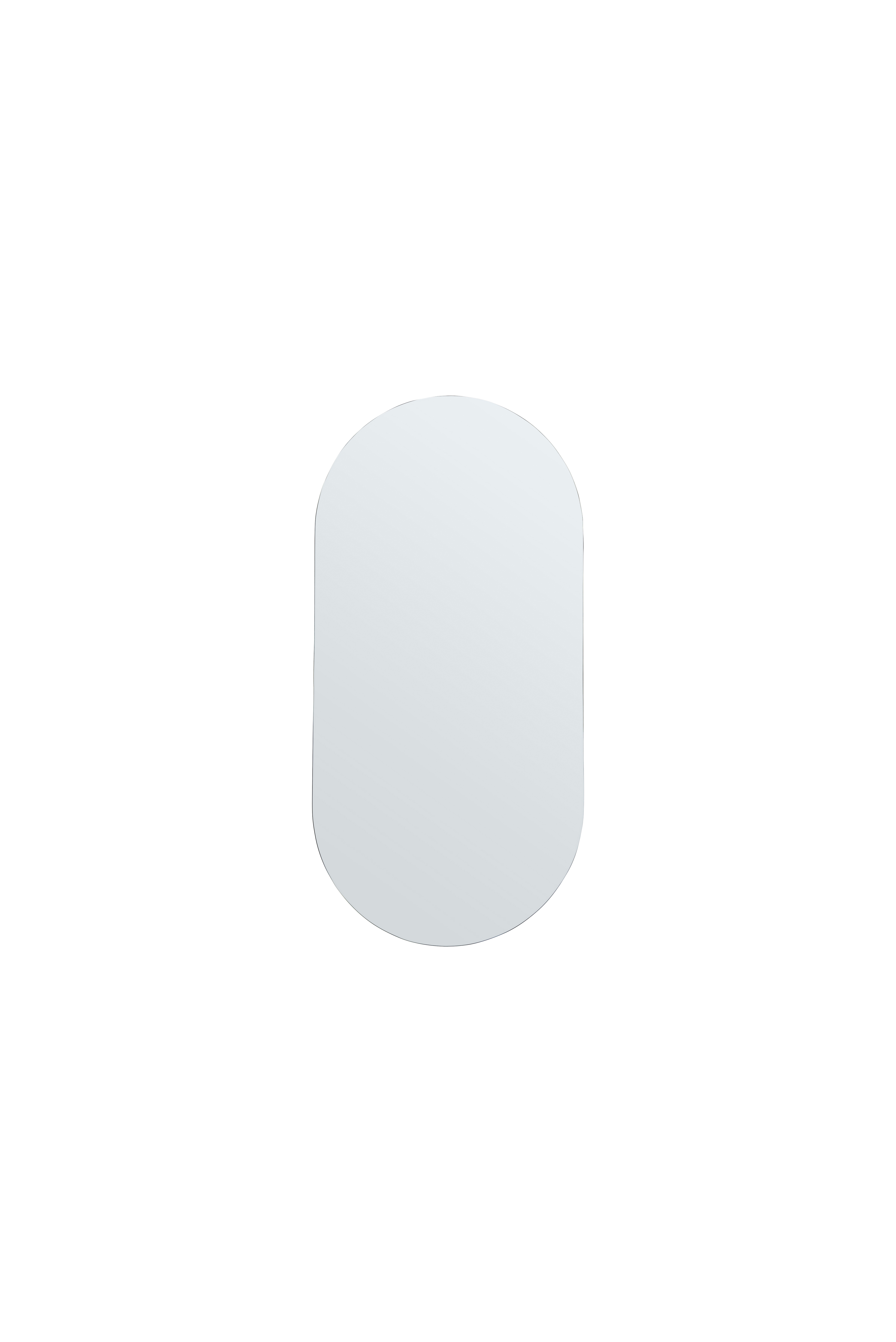 House Doctor - Walls Oval Mirror 70 cm (SC0802)