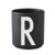 ​Design Letters - Personal Porcelain Cup R - Black thumbnail-1