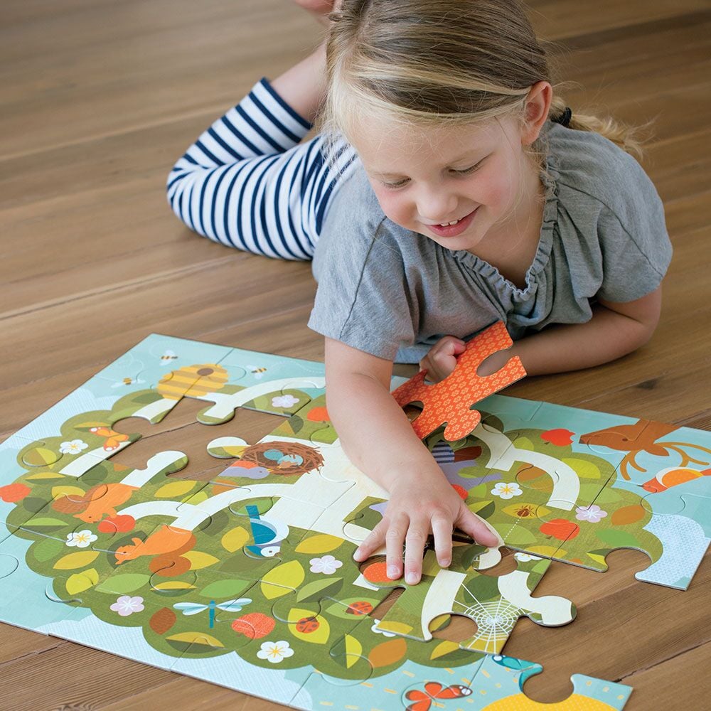 Wild Rainforest Petit Collage Floor Puzzle 24 Pieces