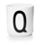 ​Design Letters - Personlig Porcelænskop Q - Hvid thumbnail-1