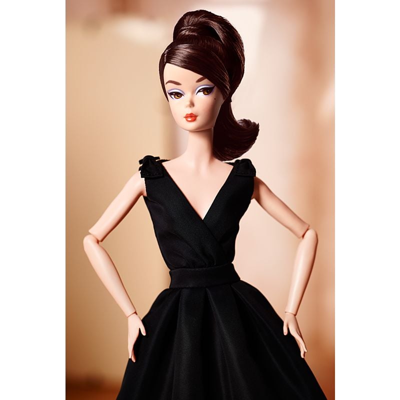 Модели collection. Барби Силкстоун. Барби Робертс. Barbie Silkstone Black Dress.