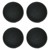 ZedLabz convex dotted silicone thumbstick grips for PS3 controller thumb stick caps - 4 pack black thumbnail-1