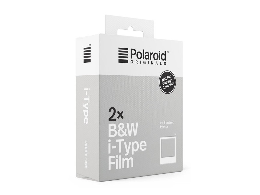 Polaroid Originals - B&W i-Type Film For OneStep 2 (2-Pakke)