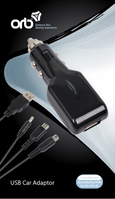 Universal USB Car Adaptor (ORB)