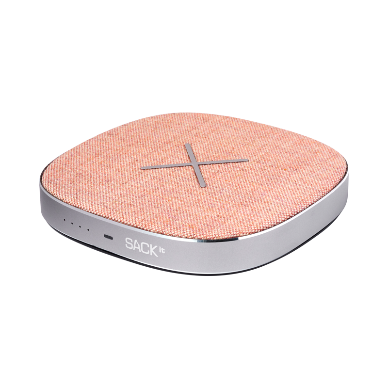 SACKit CHARGEit - Power Bank & wireless Charger ( Rose )